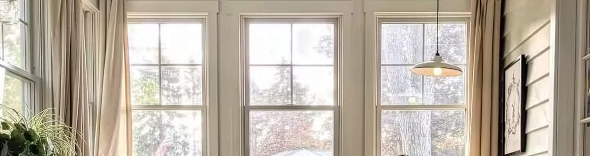 Andersen 400 Series wood-clad window exterior with durable cladding on North Georgia house